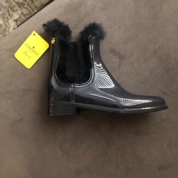 ANTHROPOLOGIE LEMON JELLY Waterproof Fur boots - Picture 4 of 5